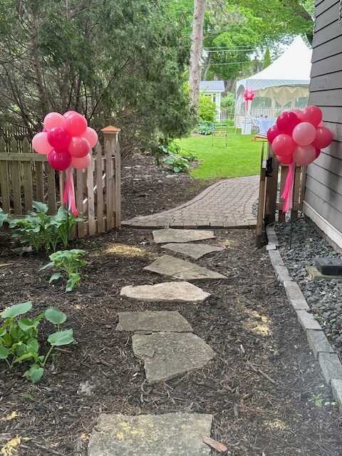 Balloon Stars on Stakes